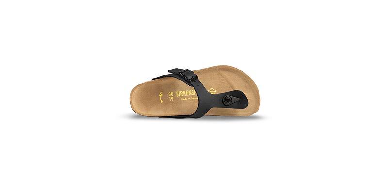 Birkenstock Birko-flor Regular Gizeh Børn Sort | DK 149ZUT